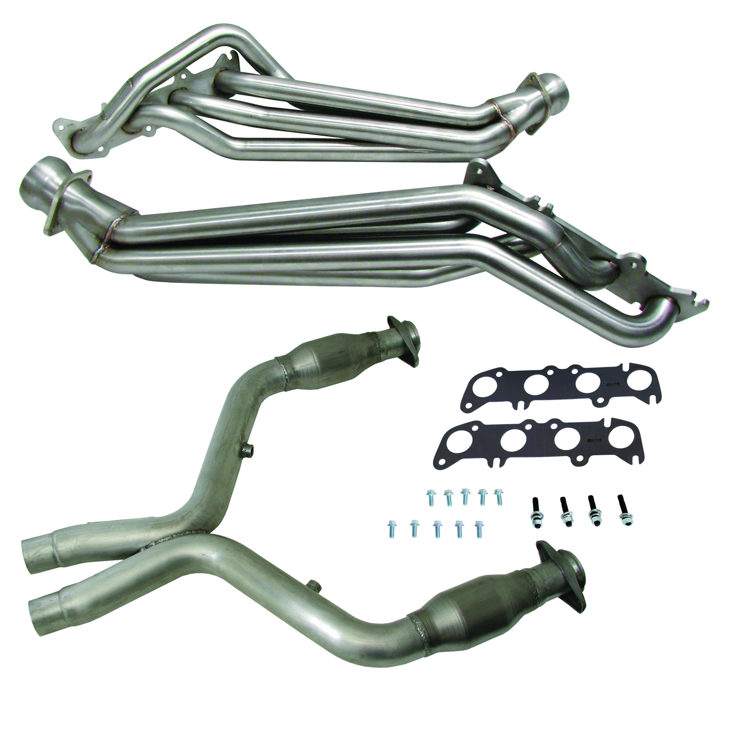 BBK Performance Parts 16337 11-14 MUSTANG GT 1-3/4 LONG TUBE HEADERS PLUS SHORT MID PIPE (304 STAINLESS)